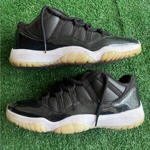 Jordan Men’s Low Top Sneakers in Black, White and Gum